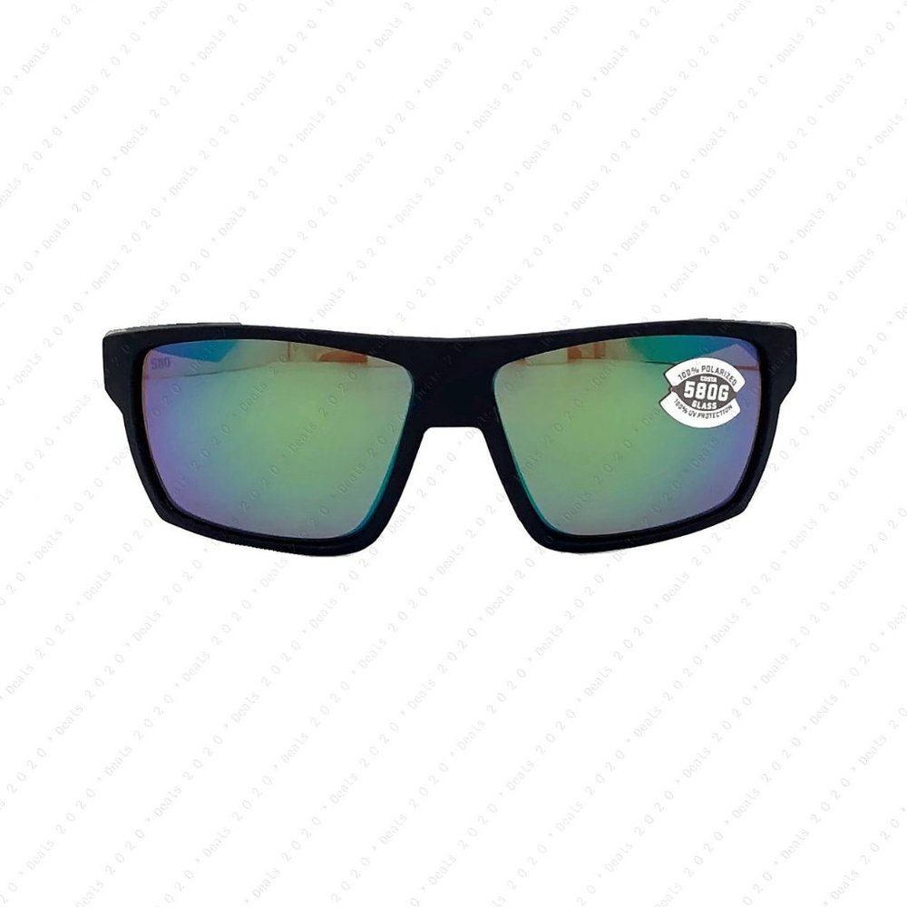 Costa Del Mar Bloke 580G Matte Black Matte Gray Polarized Sunglasses - Picture 2 of 11